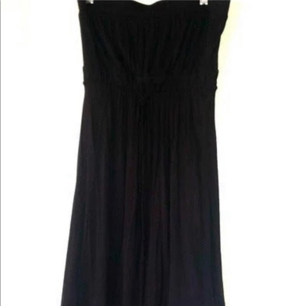 Express strapless high low dress